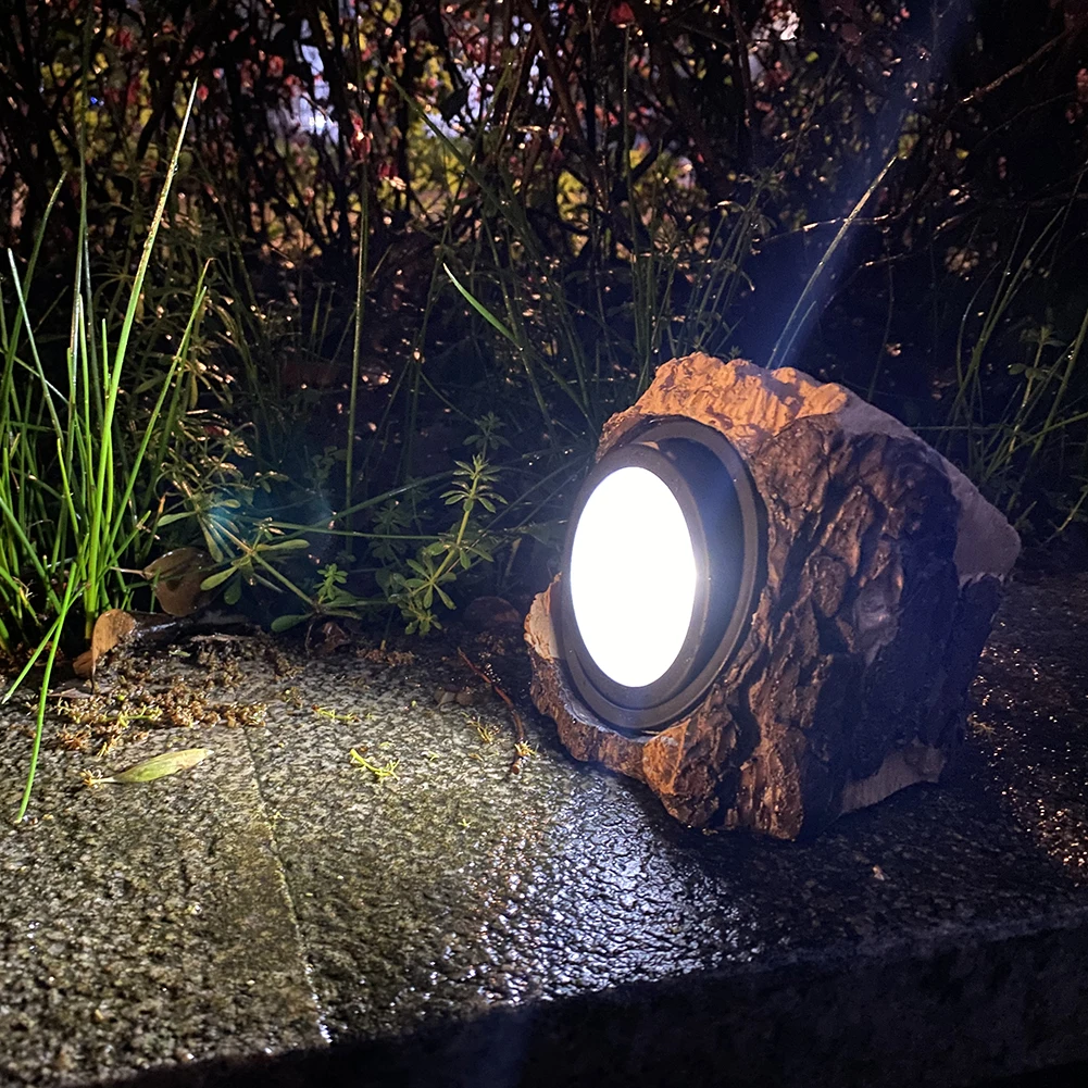 

Solar Light Simulation Resin Outdoor Garden Spotlight Roads Walkways Driveway Sidewalks Steps Yard Patio Decorations
