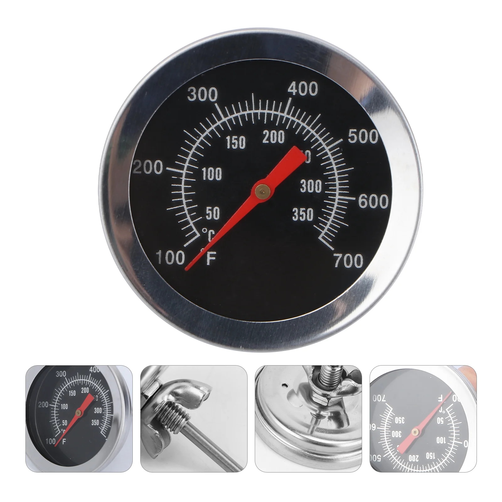 

Stainless Steel Meat Dial Grill Meat Dial Temperature Gauge Cooking Probe Household Kitchen Tools