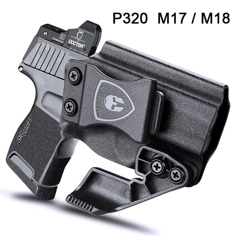 Кобура IWB Kydex с когтями подходит для Sig Sugar P320 M18/M17 полноразмерные