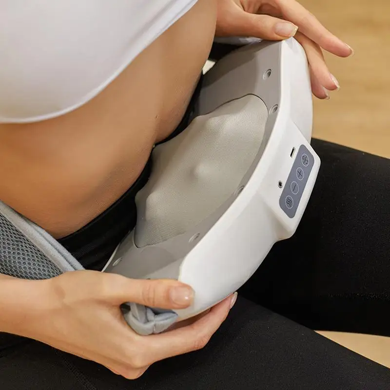 

New Abdominal Massager Vibration Heating Kneading Lazy Waist Supporter Multi-Mode Fat-Reducing Slimming Abdominal Massager