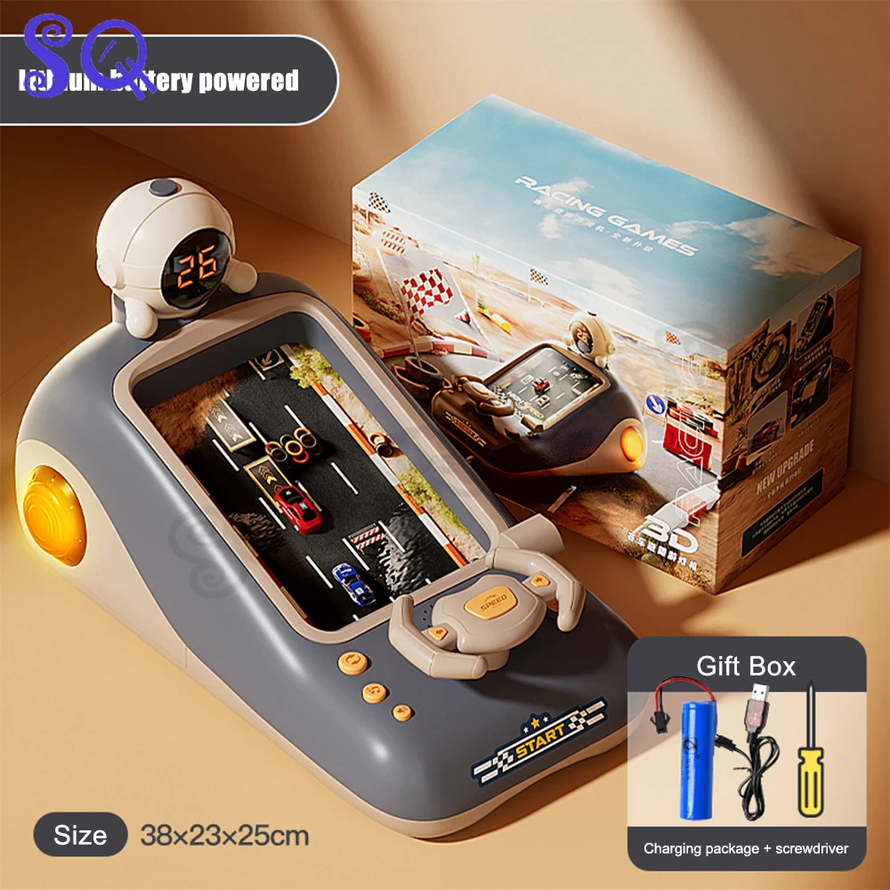 Мини-игровая консоль для гонок настольные украшения аркадная игра ретро-игр