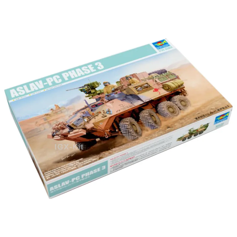 

Trumpeter 05535 1/35 Australia ASLAV-PC Phase 3 Armored Transport Vehicle Car Military Toy Handcraft Assembly Model Building Kit