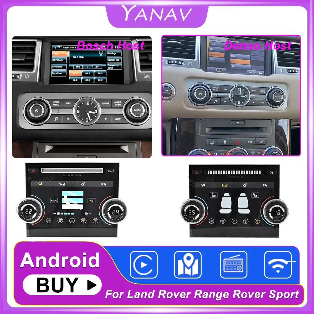 

Climate LCD Air Conditioning Board For Land Rover Range Rover Sport L320 2009-2013 Denso/Bosch Host AC Panel Touch Screen