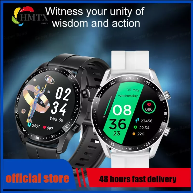 

2022 Official Store Bluetooth Call Smart Watch Men Fitness Tracker Weather Display Mens Smartwatch