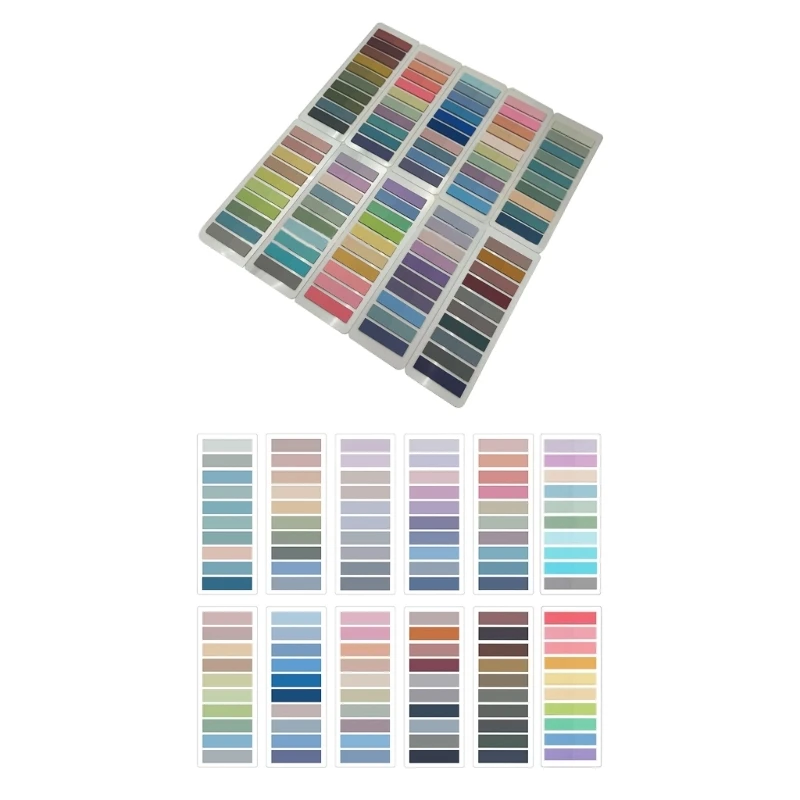 

2400/2000Pcs Sticky Tabs,Sticky Index Tabs, Book Tabs, Page Markers Book Tabs Dropship