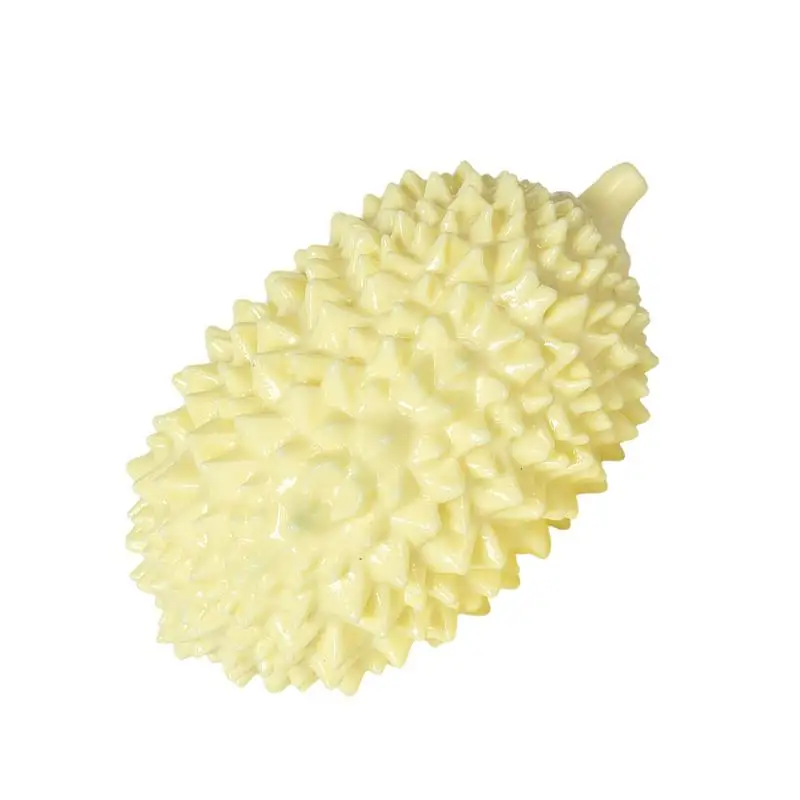 

Dog Chew Toy Durian Shape Bite Resistant Toy For Dogs Portable Tough Puppy Squeaky Toys Dogs-Teeth Cleaning Chews