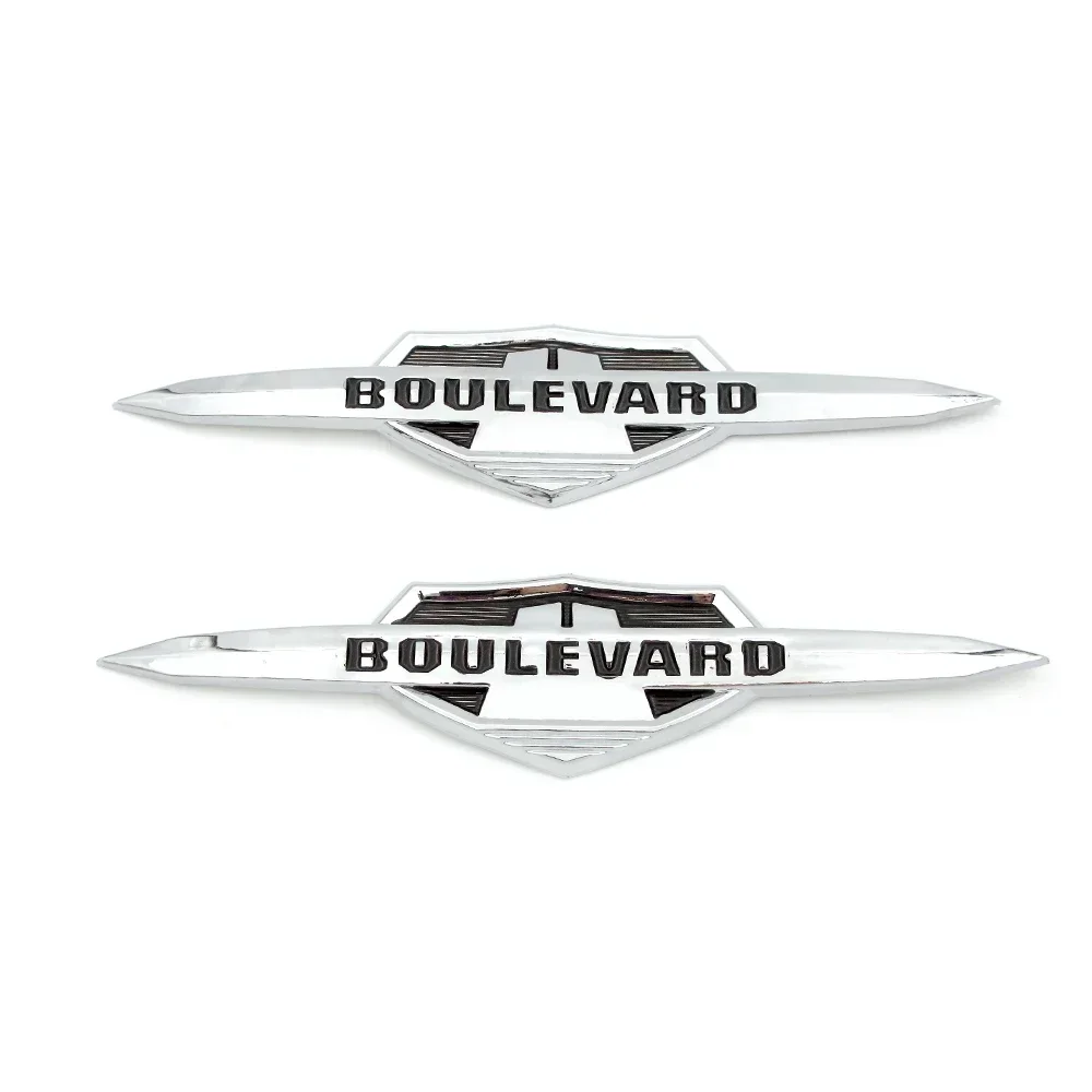 

1 пара мотоциклетных боковых наклеек на топливный бак, пластиковая эмблема, значок, наклейка для Suzuki Boulevard C50 C90 M50 M90 C4109R M109R