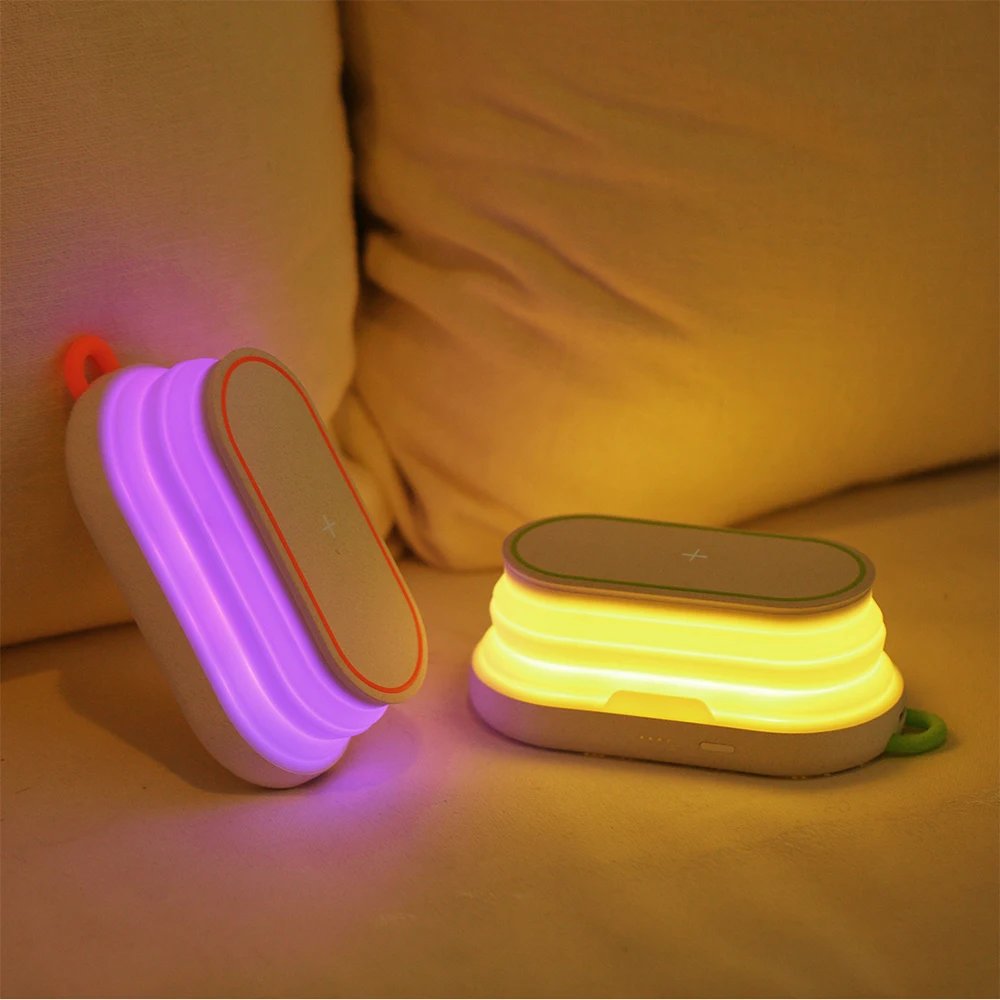 Портативное зарядное устройство 5000 мАч с беспроводной быстрой зарядкой