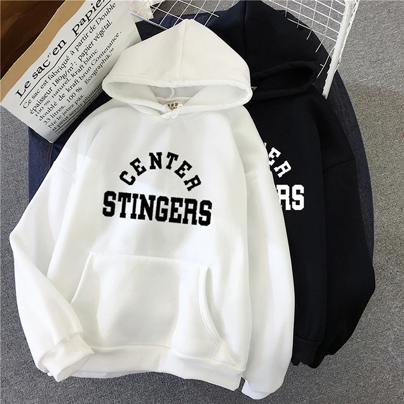 

Hooded Sweatshirt Women's Loose Large Size Zipper Letter Print Thickening Plus Sweater Classic Hoody Pullover Autumn Winter