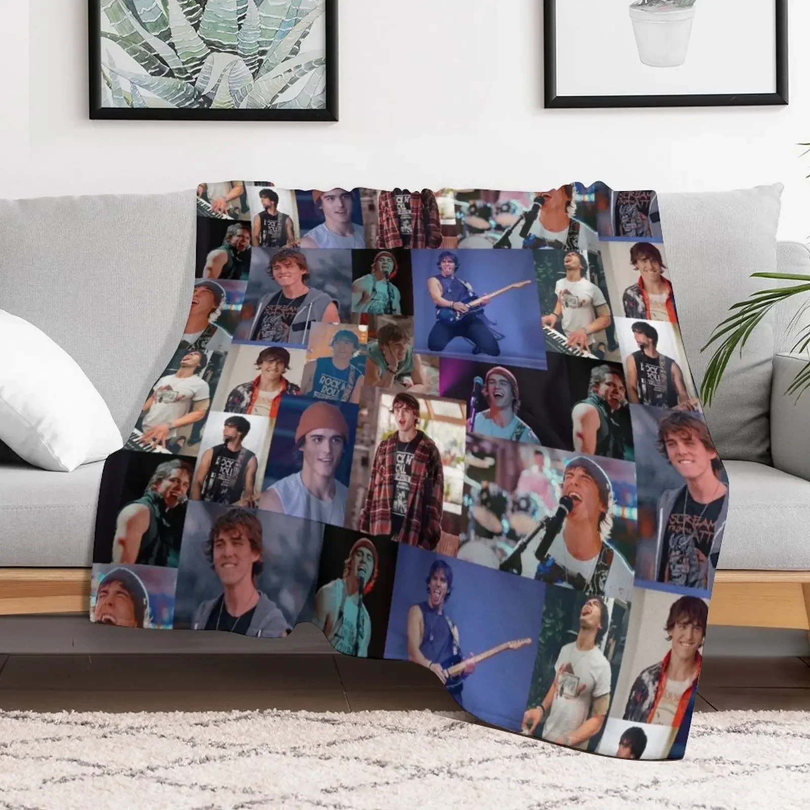 Одеяло с коллажем Чарли Гиллепи Люк одеяла на заказ