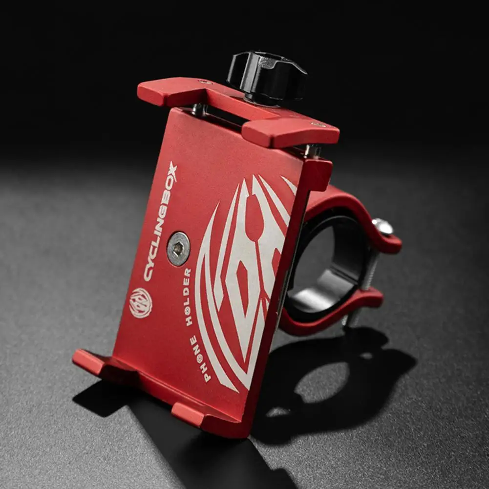 

Phone Mount Holder Convenient Aluminum Alloy Reliable Mobile Phone Holder for Bicycle Bike Phone Mount Handlebar Stand
