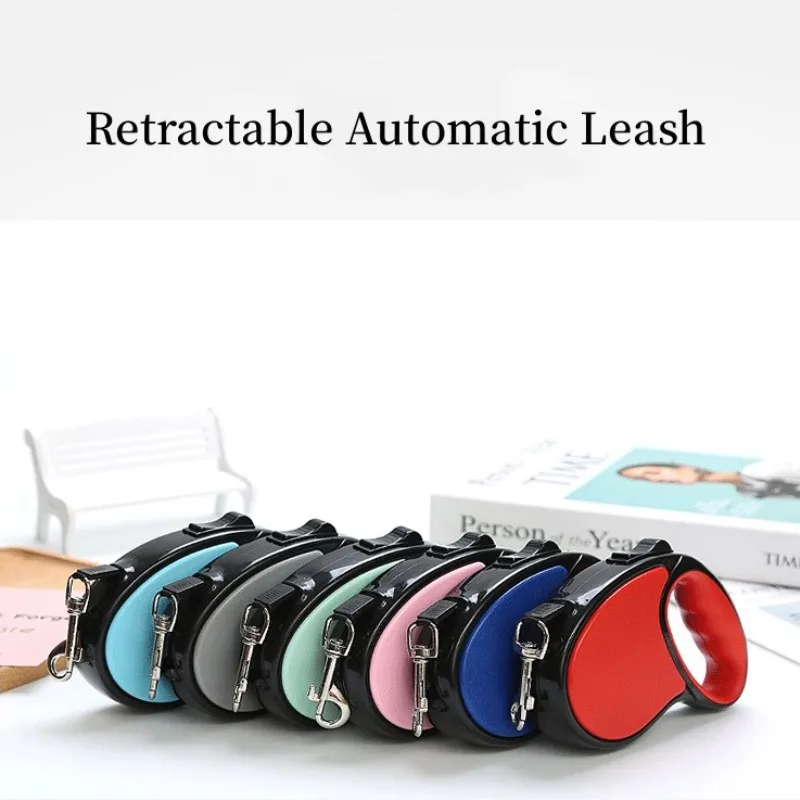 Retractable Dog Leash Automatic Durable Nylon Dog Lead Extending Pet Walking Running Leads For Small Medium Dogs Pet Supplies