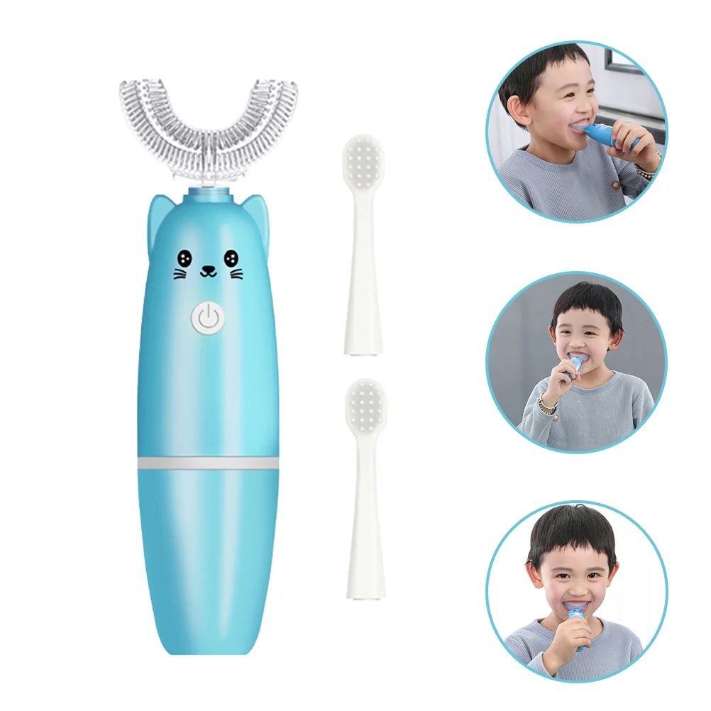 

U-Type Kids Toddler Electric Toothbrush 360° Cleaning Oral Care Tooth Brush