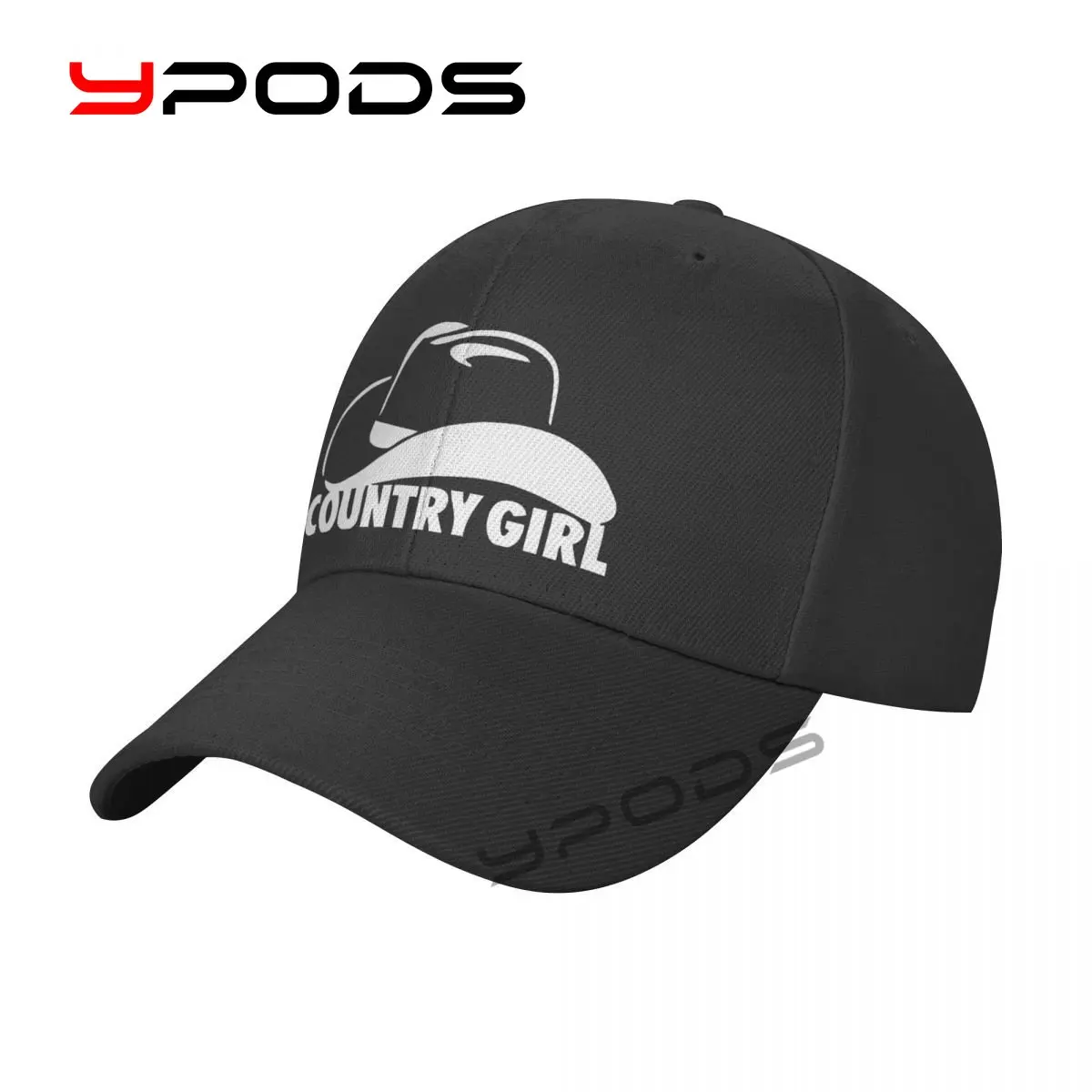 

printing Baseball Cap Country Girl Adorable Sun Caps Fishing Hat for Men Women Unisex-Teens Snapback Flat Bill