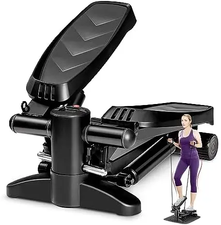 

Steppers for Exercise, Mini Stepper Exercise with Resistance Bands, Stair Stepper with 330lbs Weight Capacity for Home Workouts