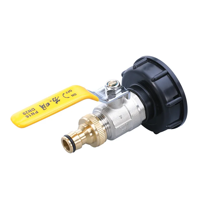

Ton Bucket Fitting Joint IBC Variable Diameter Double Outer Wire Brass Plated Valve Nipple 1/2 "3/4 Faucet 1"
