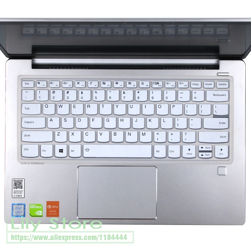 Силиконовый чехол для клавиатуры ноутбука защита кожи lenovo ideapad c340-15iil c340-15iwl C340 15iil