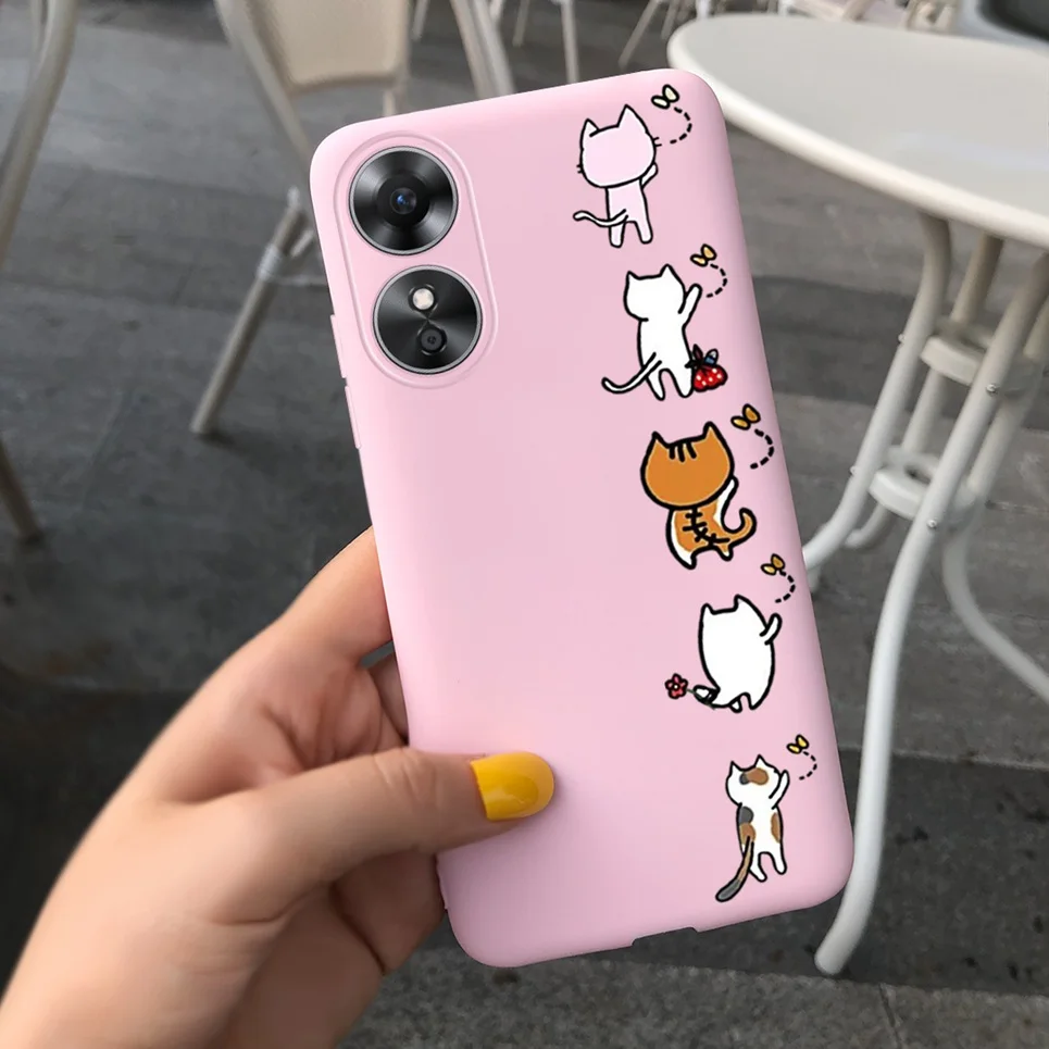 Фото Чехол для Oppo A17 A17K чехол Drago астронавт мозаика модный задний бампер для Oppo A17 CPH2477 Coque Fundas Мягкий силиконовый чехол №5