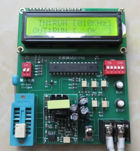 

Тестер оптопары A4506, 6n137, Tlp181, PC817, TTL, тестер IC