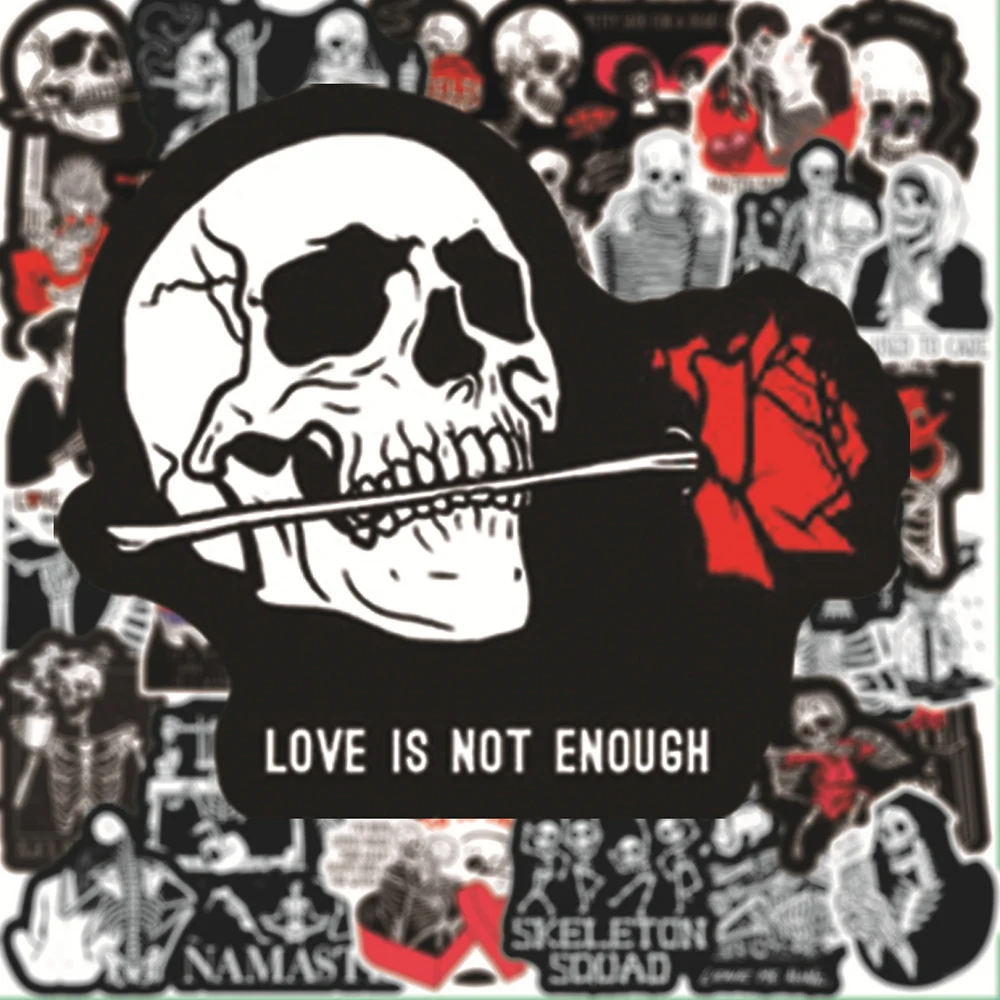 10/30/50 шт ужас и триллер готический ветер граффити наклейки скейтборд багаж