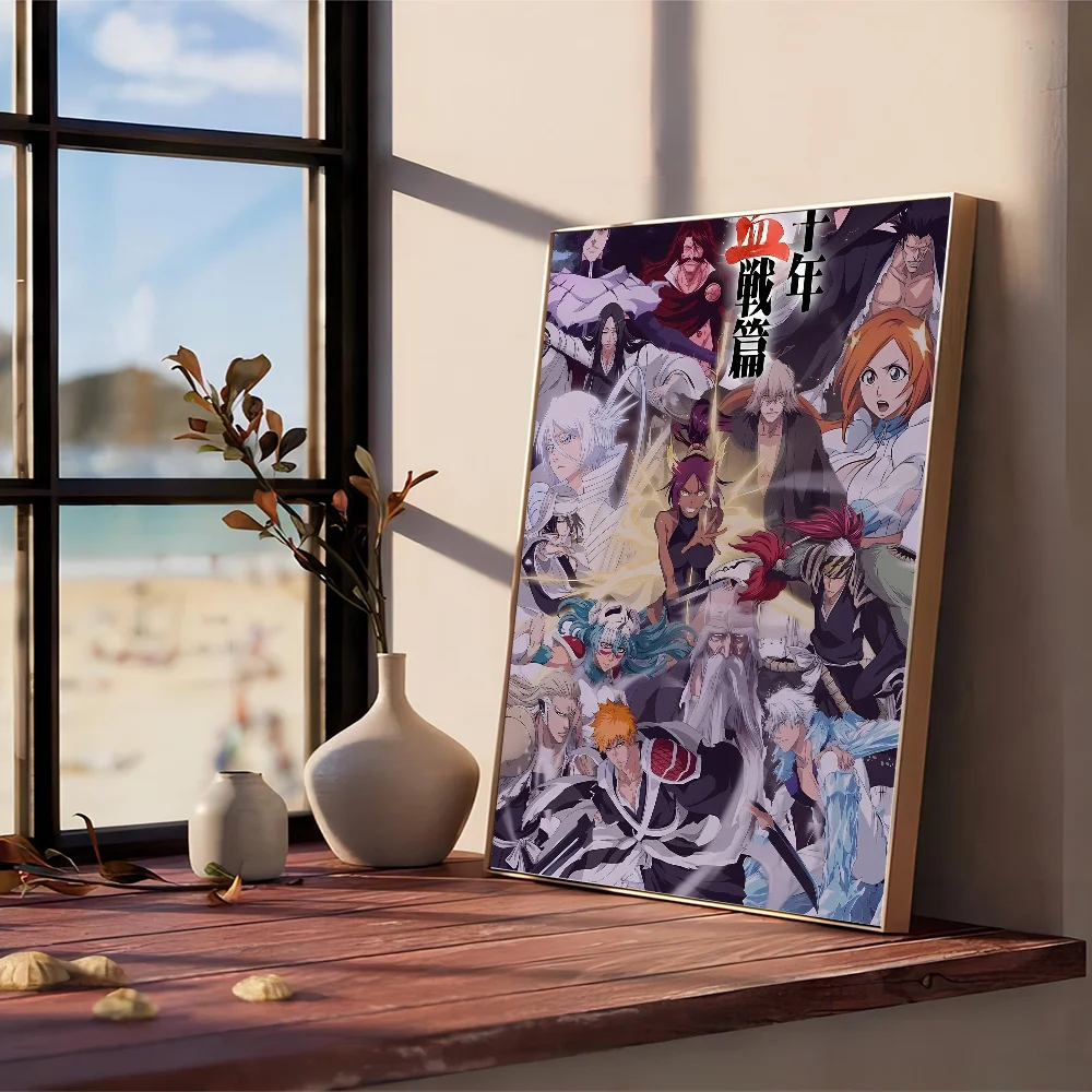 Anime Bleach Posters Sticky Fancy Wall Sticker For Living Room Bar Decoration Decor