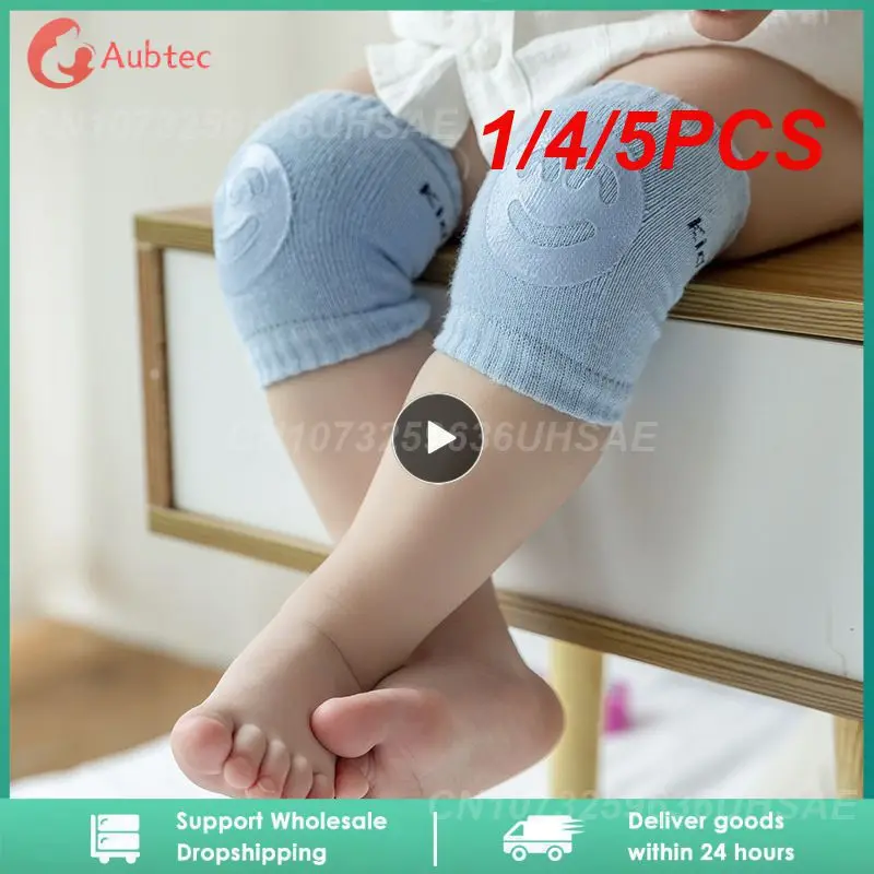 

1/4/5 шт., Детские хлопковые наколенники для ползания