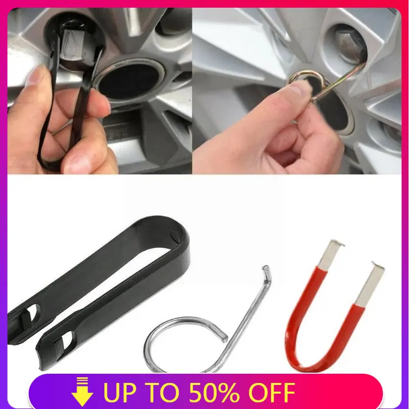 

3pcs/set Wheel Lug Nut Cover Caps Removal Tool Fast Dismantle Tools Auto Tire Screw Cover Removal Tools For Most Model Cars B36B