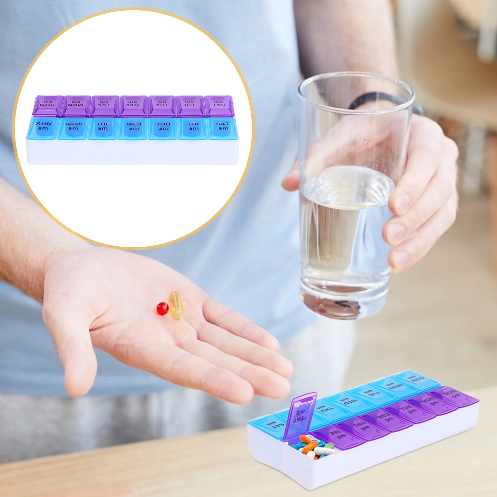 

4 шт., органайзер для витаминов/масел/добавок