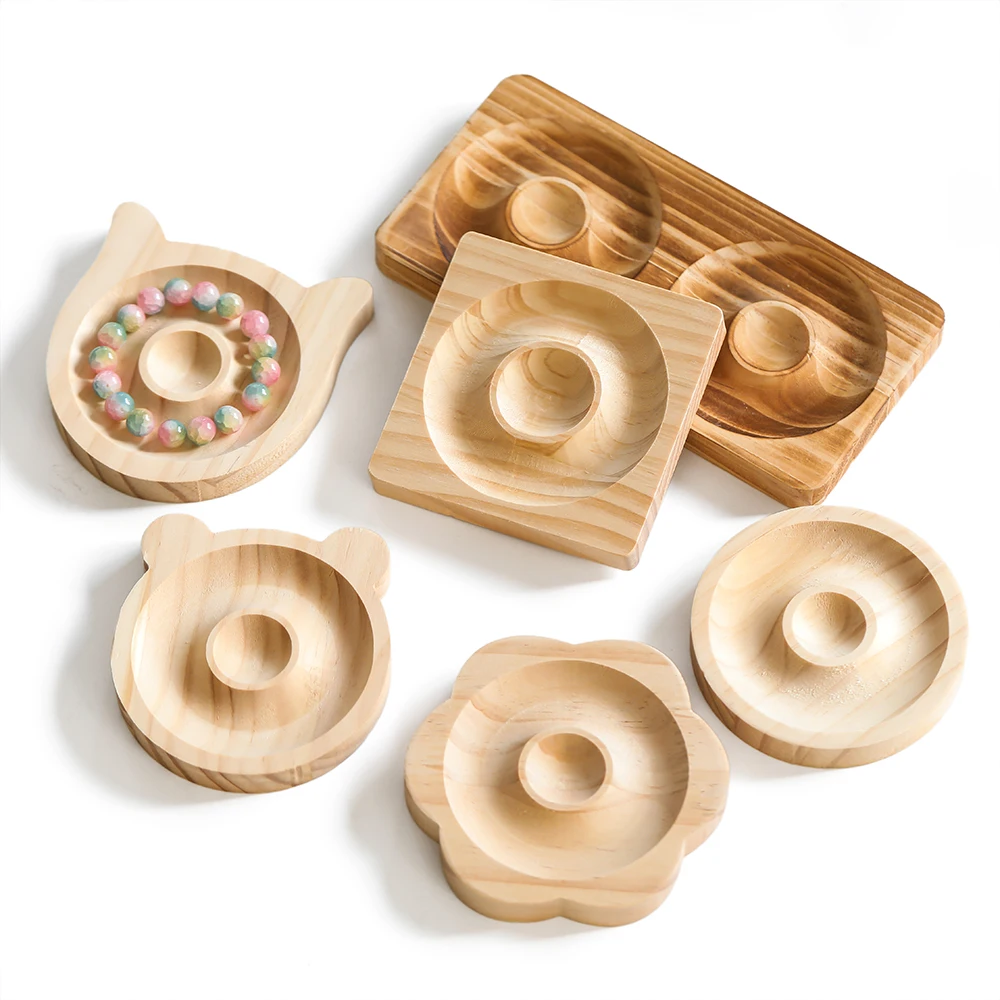 Деревянная доска для бисероплетения подходящая подставка браслета