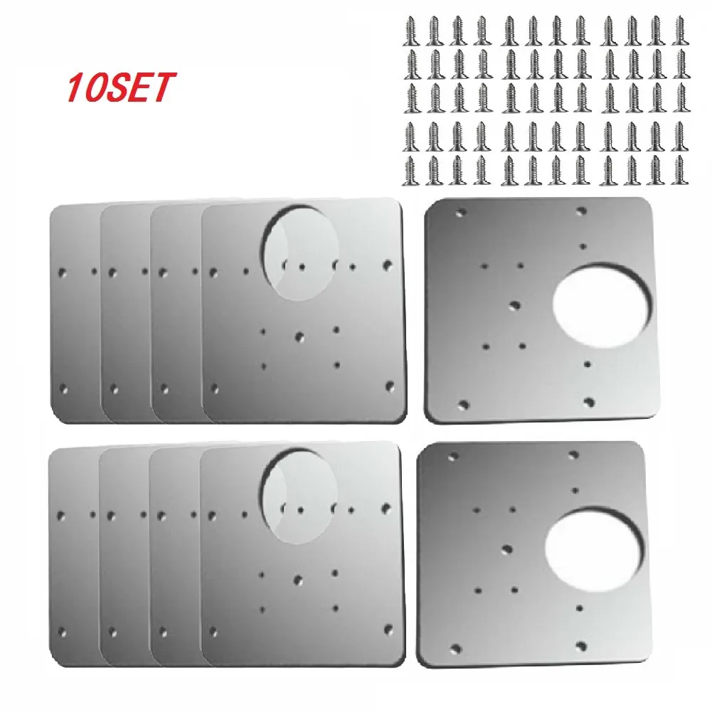 

Hinge Repair Plate Stainless Steel Furniture Cupboard Mount Tool For Cabinet 9cm * 9cm Fixing Tools For Furniture Maintenance
