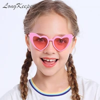 2022 new peach heart childrens sunglasses jelly candy color kids girls eyewear gradient love treasure cute party eyeglasses