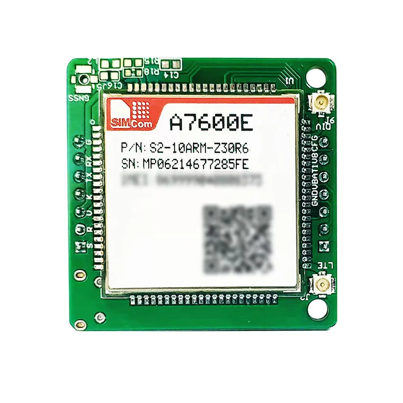 

SIMCOM A7600E LTE-FDD LTE-TDD GSM GPRS EDGE LTE Cat-1 module LCC+LGA package Suitable for LTE GSM network AT compatible SIM7600