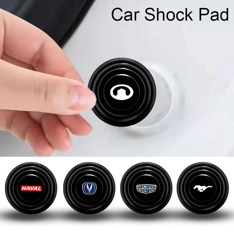 

4PCS Car Anti-collision Silicone Pad Absorber Cushion for BYD F3 F3R 120 E120 E11 E12 2din HE08 Car Accessories