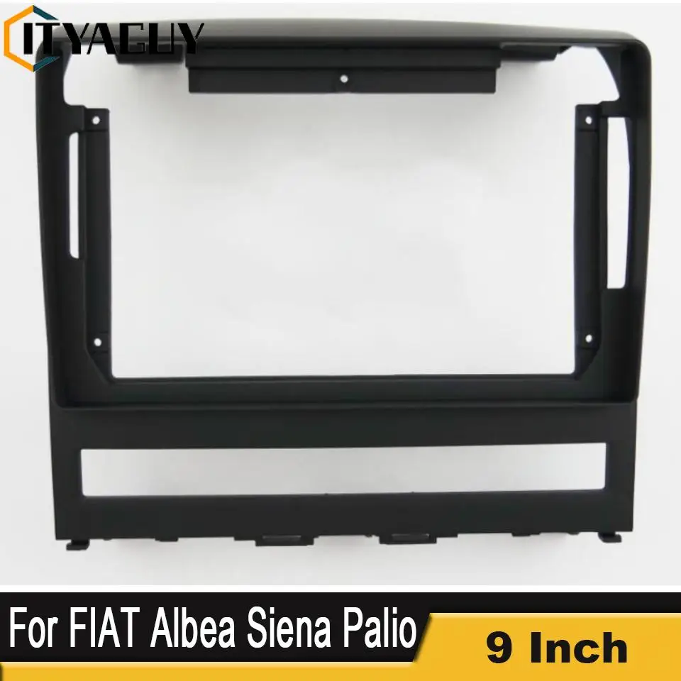 

2 Din 9 Inch Car Radio DVD GPS Mp5 Plastic Fascia Panel Frame for FIAT Perla 2009 Albea, Siena, Palio 2004-2012 Dash Mount Kit
