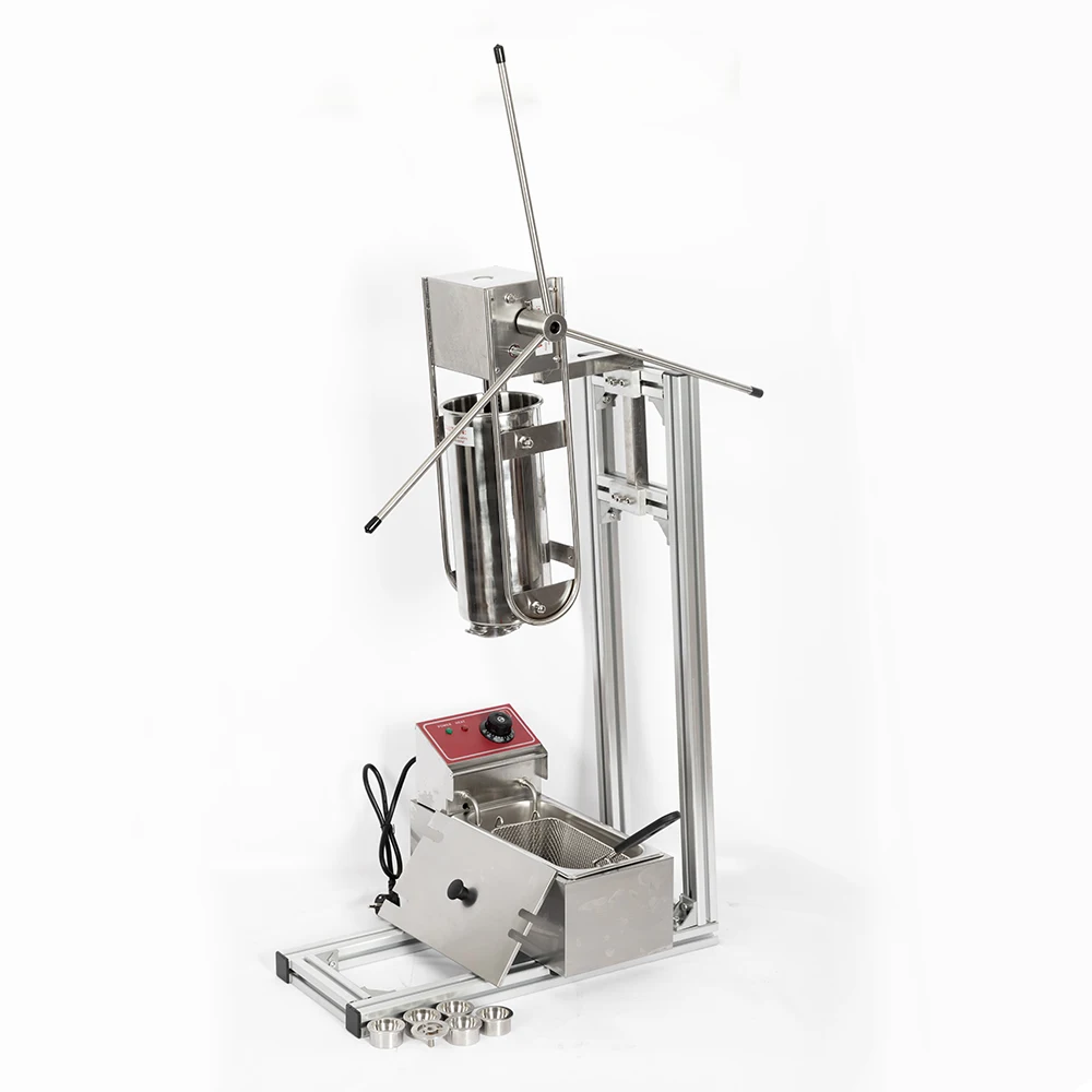 Коммерческая машина для чурро с фритюрницей Машина изготовления чуррос