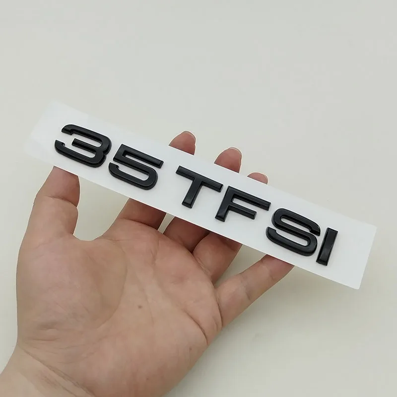 

3D ABS TFSI Эмблема Наклейка Для Audi A1 A3 A4 A5 A6 A7 Q3 Q5 Q7 TT-наклейка С Буквами На Багажник Автомобиля Аксессуары Разн...