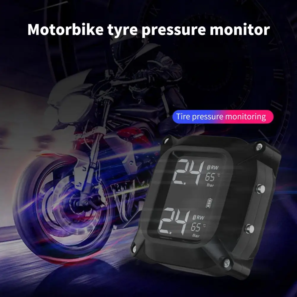 

Excellent TMPS Wireless Sensing Convenient Wireless Sensors Motorcycle TPMS Tire Pressure Monitor Tire Pressure Detector