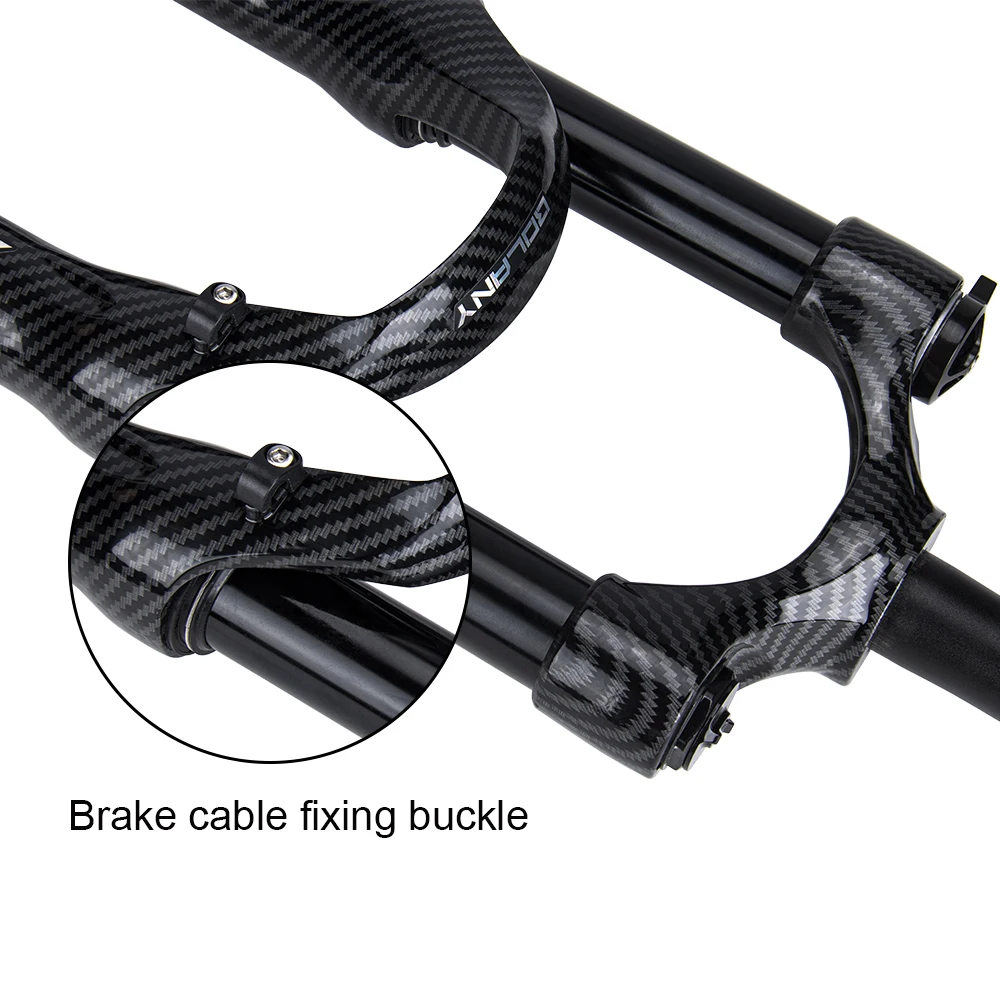 Вилка BOLANY для пневматической подвески Велосипедная вилка с узором из углерода 27