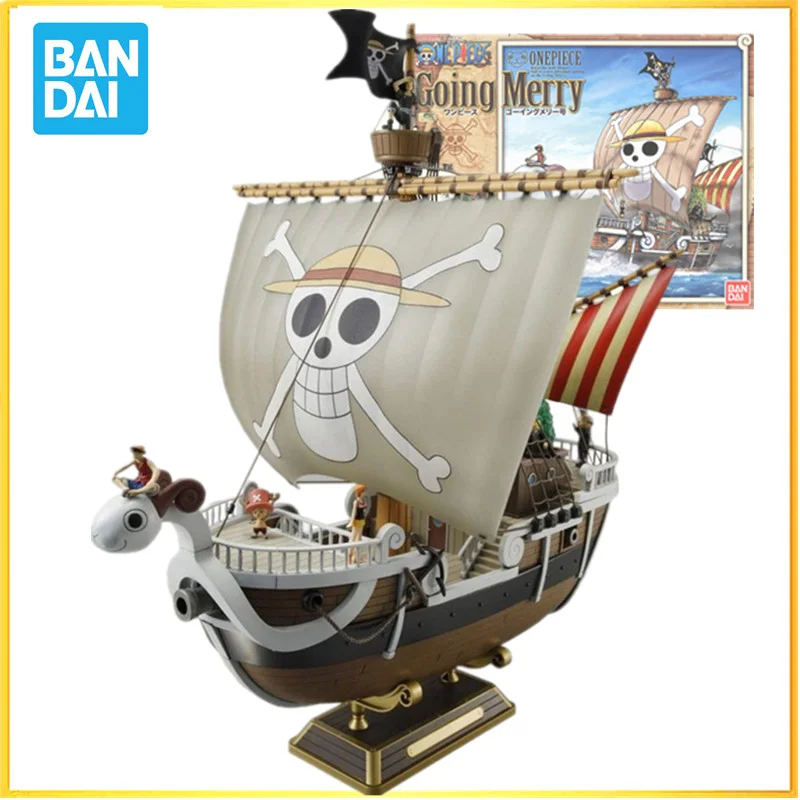 Женский Оригинальный Bandai One Piece Going Merry Сборная модель костюм аниме экшн-фигурки детский подарок на Хэллоуин