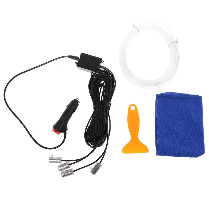 

4 In 1 5m Car Interior RGB LED Light Multicolor Controllable Atmosphere Lamp