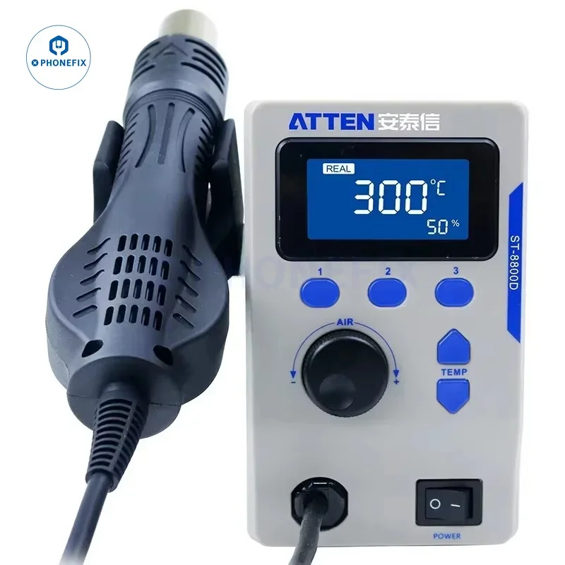 Станция для распайки термофена ATTEN ST-8800D 100г. ℃ -500 Регулируемая температура объем