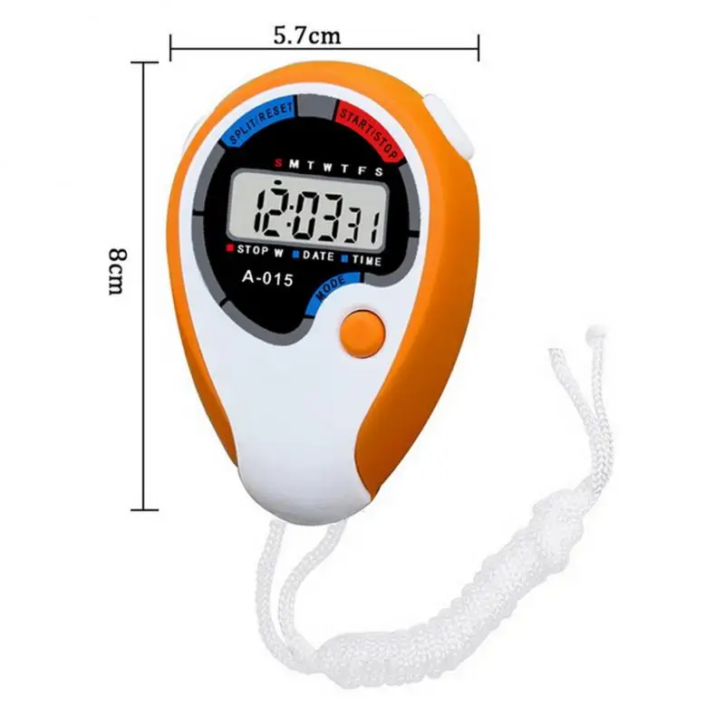 

Abs Portable Alarm On-time Digital Chronograph Multi-function Waterproof Stopwatches Sport Equipment Compact Sports Stopwatch