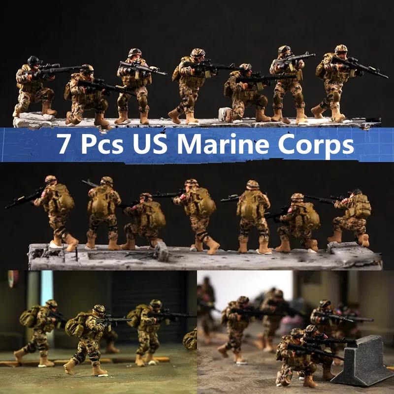 

Экшн-фигурка солдат спецназа морской пехоты США, масштаб 1:72
