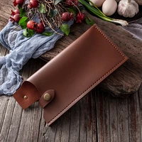 chef knife sheath butcher kitchen tools pu leather sheath protective cover case portable scabbard case