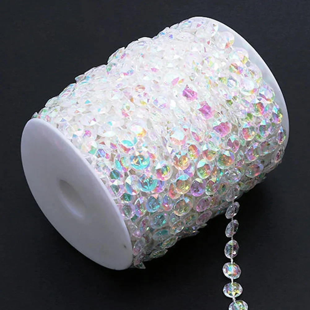 

Акриловые переливающиеся бусины 10м/30м