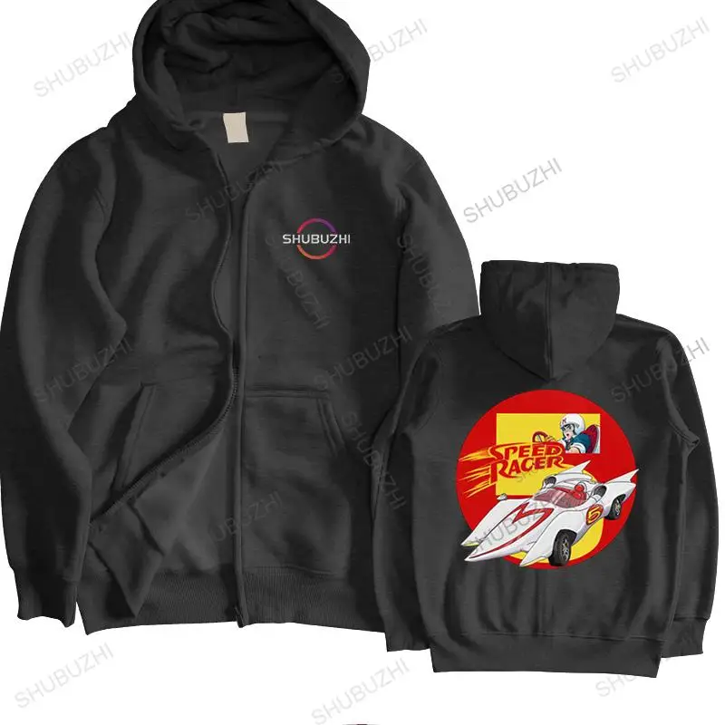 

Stylish Anime Mach 5 hoody Men hooded coat Printed Japan Cartoon Speed Racer hoodie Slim Fit Cotton sweatshirt Tops Gift
