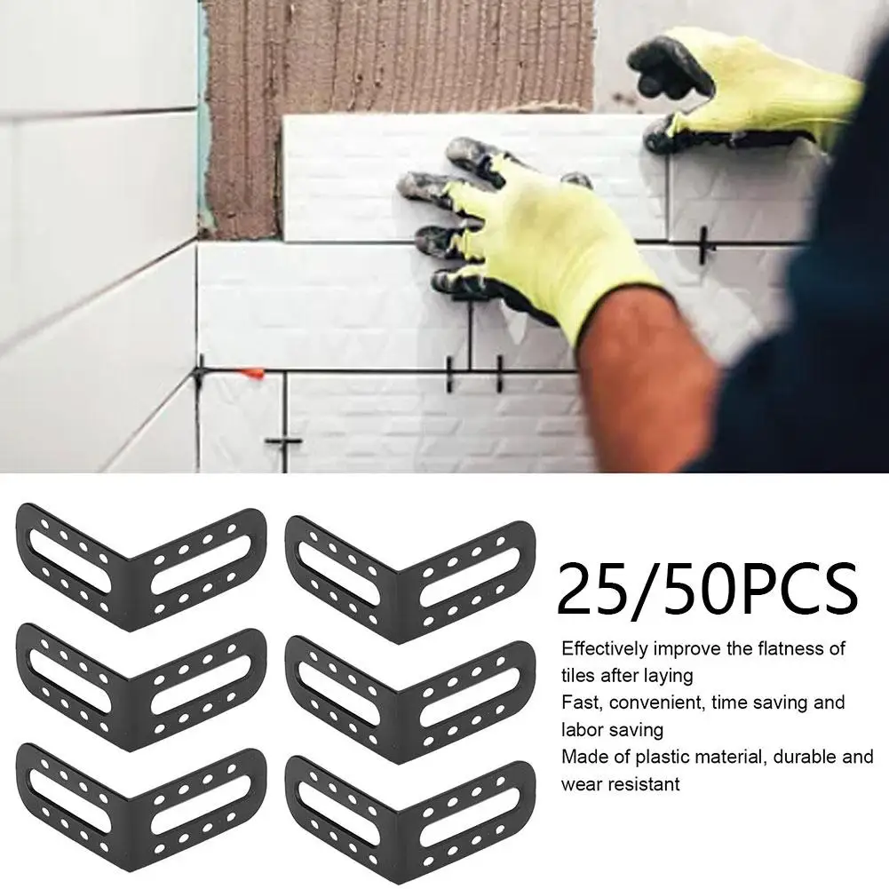 

25/50Pcs Tile Spacers Cross Leveling Angle System Removable Reusable For Floor Wall Tiles Leveler Locater Adjuster Laying T B1B2