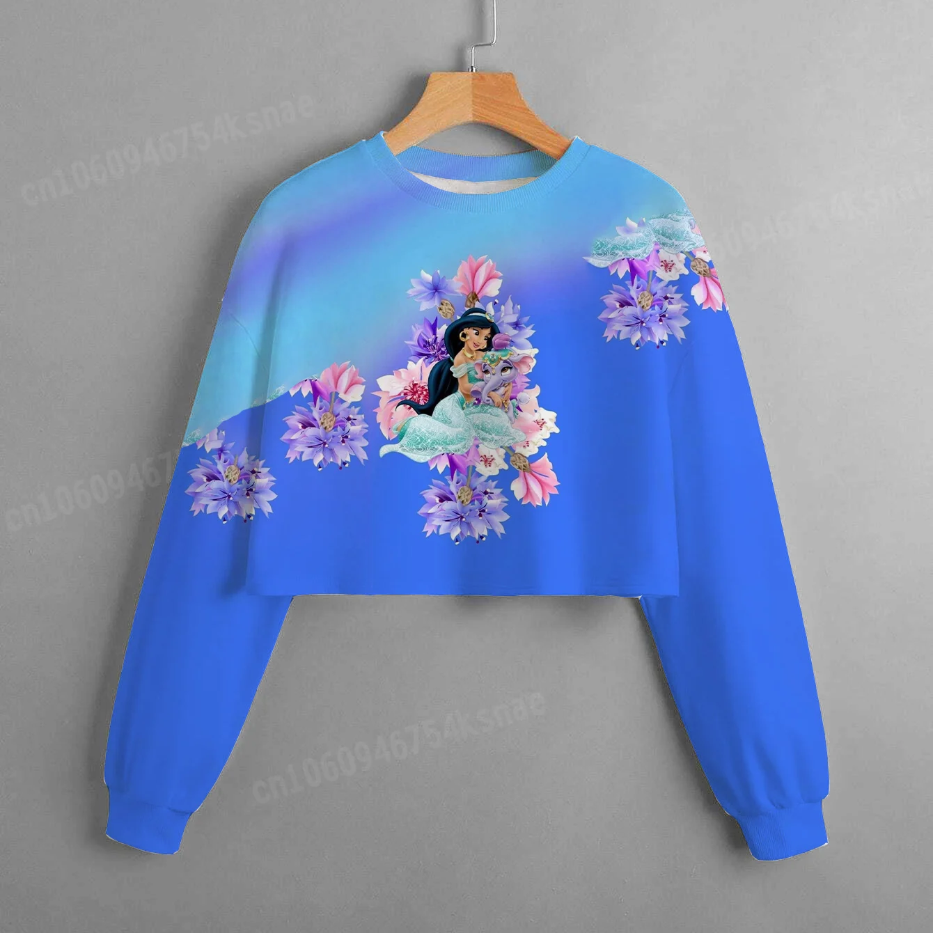 

Детская кофта с капюшоном, с круглым вырезом и Минни