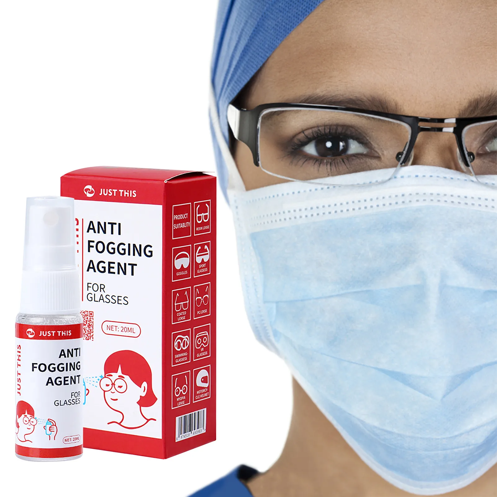 

Противотуманные спреи для очков 20 мл противотуманные спреи предотвращают запотевание на лобовом стекле защитные очки безопасные для антиб...