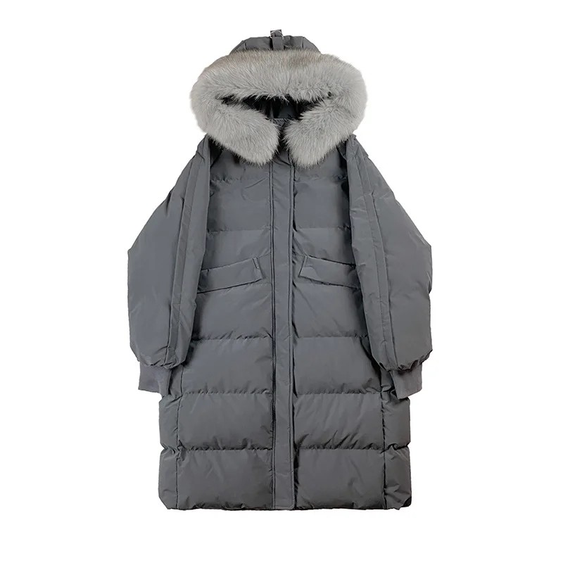 Padded Women's Korean Version Loose Mid-Length Down Padded Jacket 2022 New Thickened Winter Padded Jacket Abrigos Mujer Invierno
